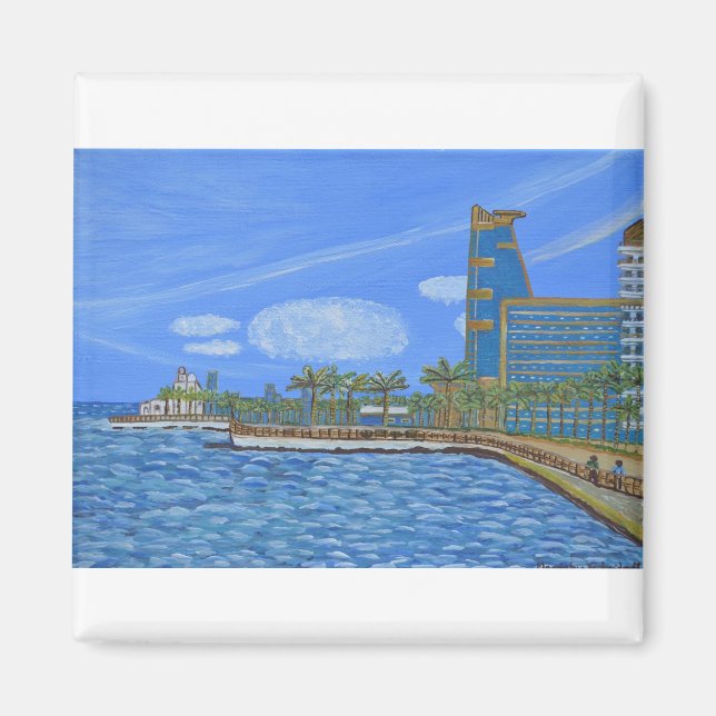 Jeddah saudi arabia magnet (Vorne)