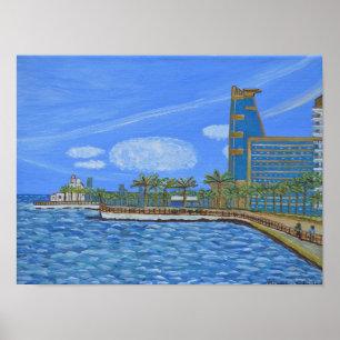 Jeddah saudi arabia poster