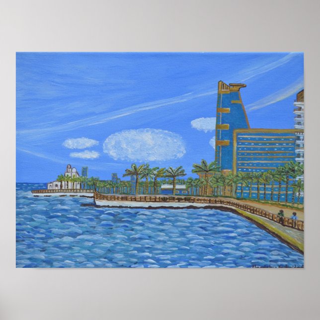 Jeddah saudi arabia poster (Vorne)