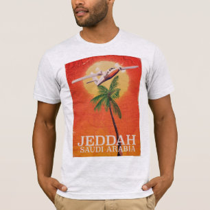 Jeddah Saudi Arabien Reiseplakat T-Shirt