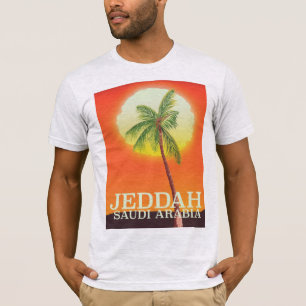 Jeddah Saudi Arabien Reiseplakat T-Shirt