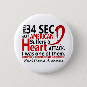 Jede 34 unterstützt mich Herz-Krankheit/Angriff Button