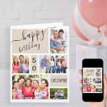 Jede 5-jährige Foto Collage Stone Custom Geburtsta Karte<br><div class="desc">Personalisierte Geburtstagskarte für jedes Alter. Die Fotovorlage steht Ihnen zur Verfügung, 5 Ihrer Lieblings-Fotos sowie den Namen und das Alter des Geburtstags hinzuzufügen. Im Inneren lautet die Karte "wünscht euch einen tollen Geburtstag" und ihr habt auch die Möglichkeit, eure eigene Nachricht hinzuzufügen, abzumelden und Namen zu nennen. Dieses Design hat...</div>