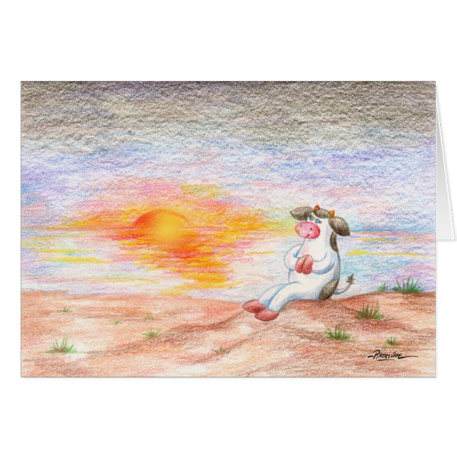Jede Abends-Mutter-Natur malt ein anderes Wunder (Vorderseite (Horizontal))