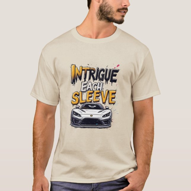 🔥 Jede Ärmel faszinierend: Bold Street Racing Car T-Shirt (Vorderseite)