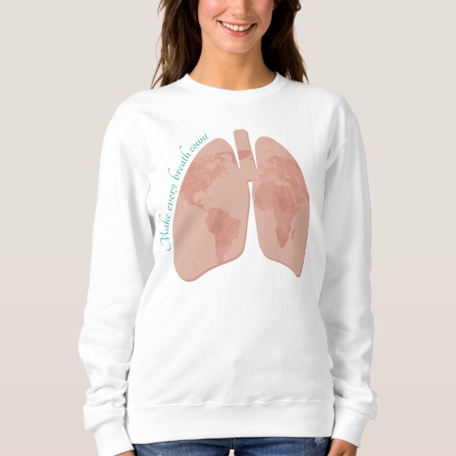 Jede Atemzahl Sweatshirt (Vorderseite)