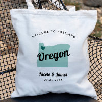 Jede Color Oregon Map Wedding Welcome Bag Tasche,