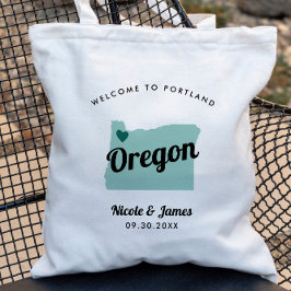 Jede Color Oregon Map Wedding Welcome Bag Tasche, Tragetasche