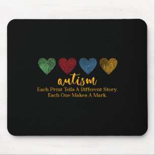 Jede Druckvorlage weist eine andere Fingerabdruckk Mousepad