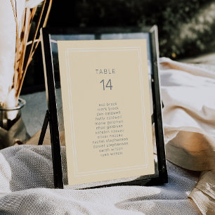JEDE einfache, gelbe Hochzeitskarte