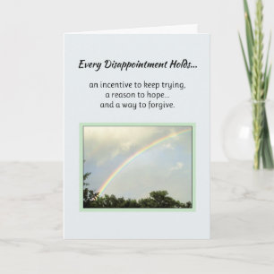 Jede Enttäuschung hält an... Karte