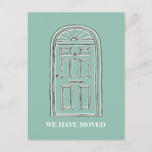 JEDE FARBE - Ankündigung über die Türbewegung Post