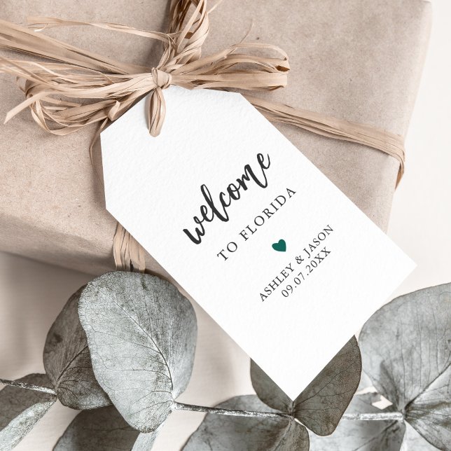 Jede Farbe Begrüßungstafel, Begrüßungstasche Geschenkanhänger (Von Creator hochgeladen)