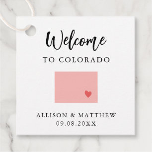 Jede Farbe Colorado Hochzeitsnadel Geschenkanhänger