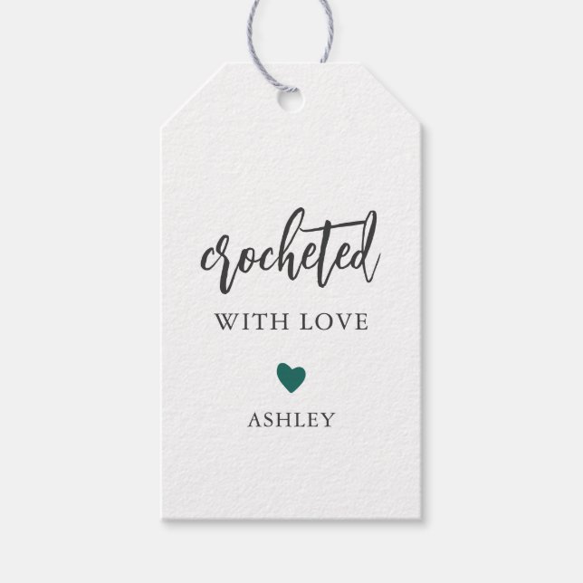 Jede Farbe, die mit Liebe gestrichen wurde, handge Geschenkanhänger (Vorderseite)