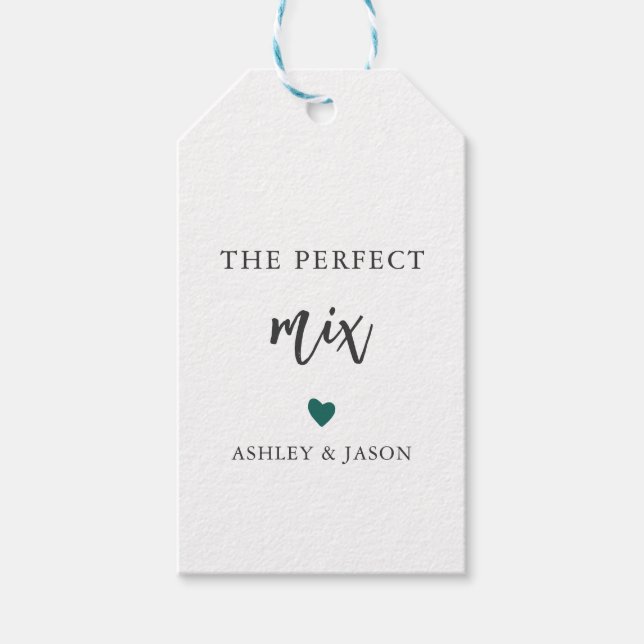 Jede Farbe, die perfekte Mischung von Gewürz oder  Geschenkanhänger (Vorderseite)