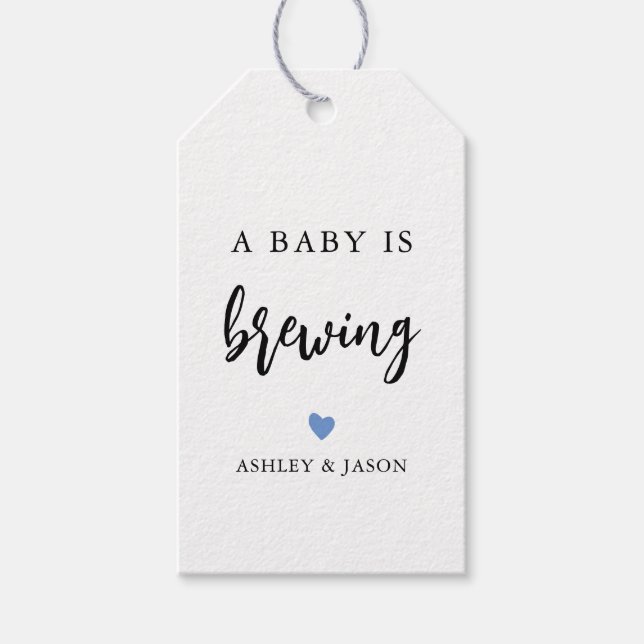 Jede Farbe eines Babys ist Brechen, Kaffee oder Te Geschenkanhänger (Vorderseite)