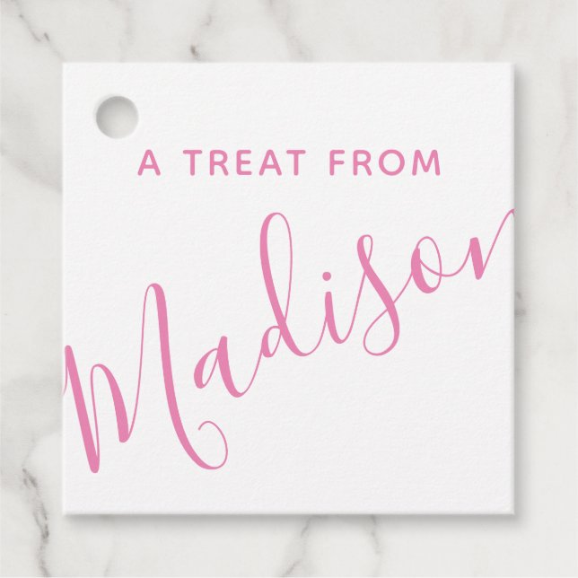 Jede Farbe - Geschenk für Skriptnamen oder Liebesm Geschenkanhänger (Vorderseite)