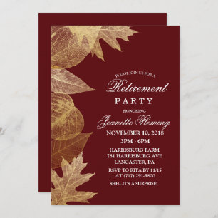 JEDE FARBE - Herbstlaub Einladung zur Einberufung