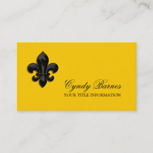 Jede Farbe mit schwarzer Lilie-Visitenkarte Visitenkarte