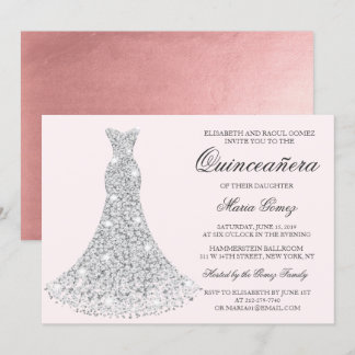 JEDE FARBE - Quinceanera Birthday Einladung