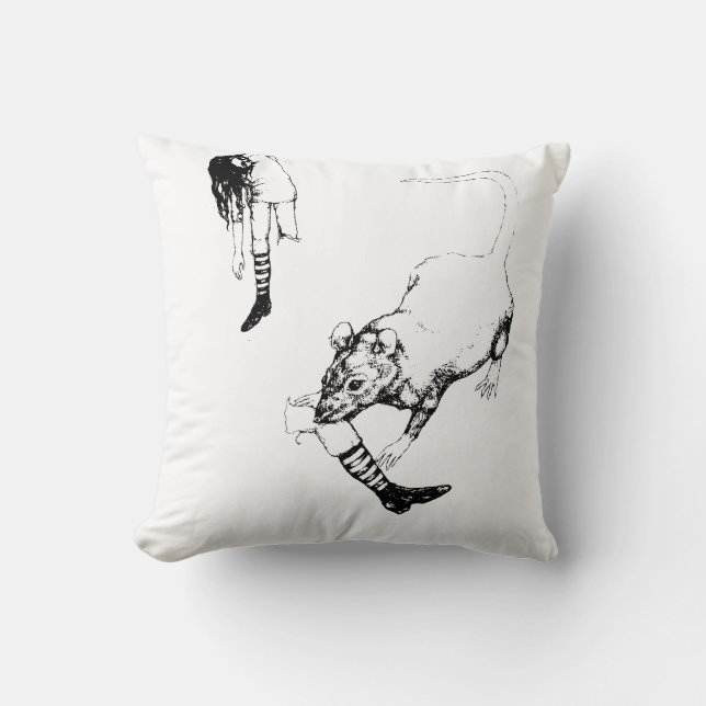 JEDE FARBE! Rat mit Doll Leg Kissen (Vorderseite)