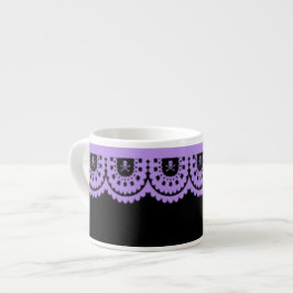 JEDE FARBE! Skull Lace Kleiner Tee Cup Espressotasse