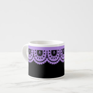 JEDE FARBE! Skull Lace Kleiner Tee Cup Espressotasse