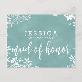 Jede Farbe wird meine Trauzeugin sein Einladung