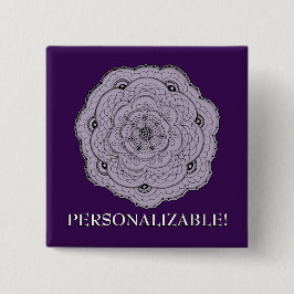 Jede farbige Spitze sieht kreuz und quer aus, tade Button