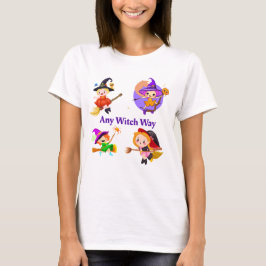 Jede Hexe Niedliche Hexen Halloween T-Shirt