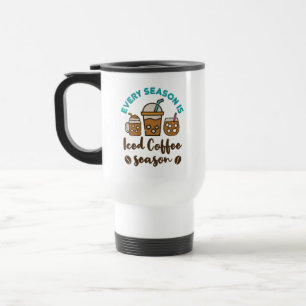 Jede Jahreszeit Ist Eiskaffee Saison Reisebecher