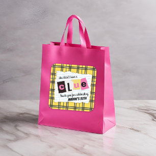 JEDE karierte Geburtstagsparty im Alter von 90 Jah Quadratischer Aufkleber