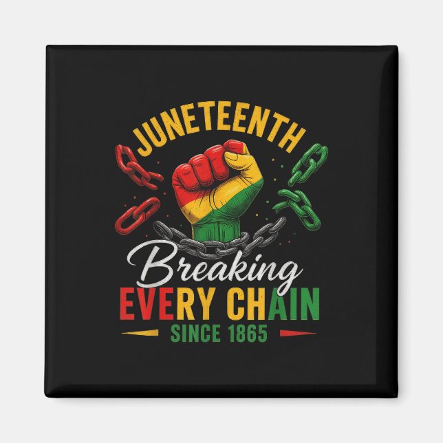 Jede Kette seit 1865 brechen Frauen Männer Junetee Magnet (Vorne)