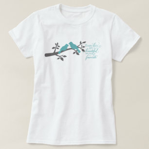 Jede Liebe Story ist eine wunderschöne Typografie T-Shirt