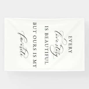 Jede Liebesgeschichte ist schön Hochzeitsbanner Banner