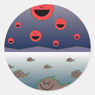 Jede Narbe kann Runder Aufkleber