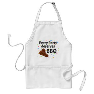 Jede Party verdient BBQ-Grill-Steaks Grillmeister Schürze
