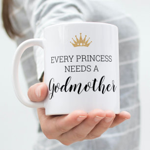 Jede Prinzessin braucht einen Godmatervorschlag Kaffeetasse