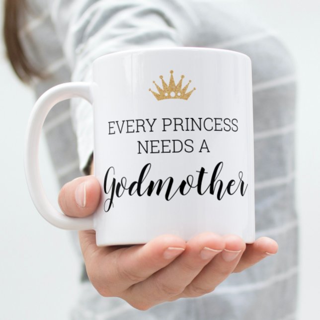 Jede Prinzessin braucht einen Godmatervorschlag Kaffeetasse (Von Creator hochgeladen)