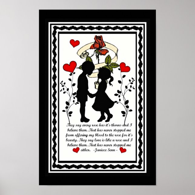 Jede Rose hat Thorns Poster (Vorne)