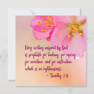 Jede Schrift, die von Gott Christliche Blüte Inspi