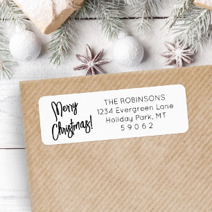 Jede Script Modern Brushed Weihnachten-Rücksendead