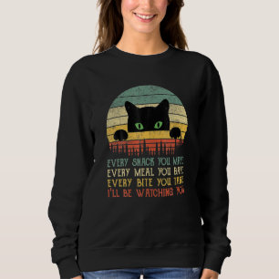Jede Snack, die Cat Cat Mama Cat Mama Cat Vater Sweatshirt