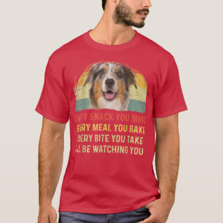 Jede Snack, die Sie machen Aussie Hund Mama Hund V T-Shirt