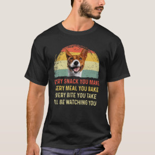 Jede Snack, die Sie machen Basenji Hund Mama Hund  T-Shirt