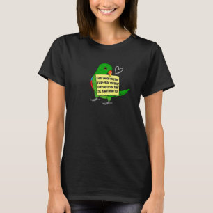 Jede Snack Mahlzeit oder Beifall I Male Eclectus P T-Shirt