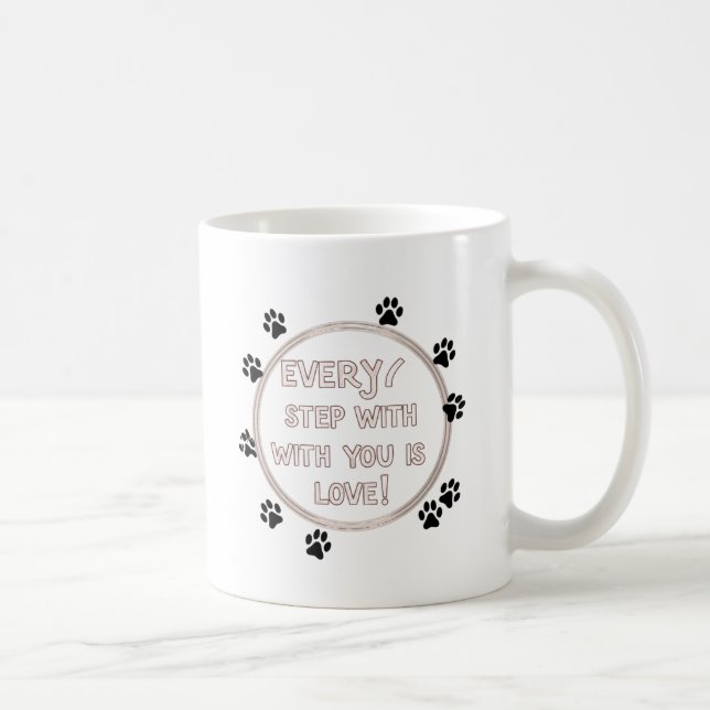 Jede Step-Liebe Kaffeetasse (Rechts)