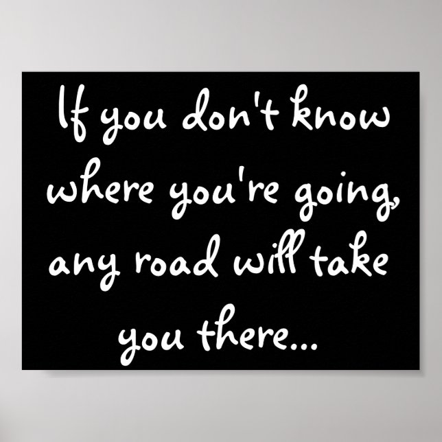 Jede Straße Poster (Vorne)