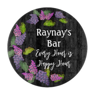 "Jede Stunde ist glückliche Stunde" lustige Bar Schneidebrett